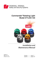 Federal Signal Commander 371LED-120 Manuel D'installation Et D'entretien