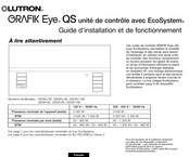 Lutron GRAFIK Eye QS Guide D'installation Et De Fonctionnement
