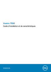 Dell Vostro 7590 Guide D'installation Et De Caractéristiques