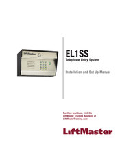 LiftMaster EL1SS Manuel D'installation Et De Configuration