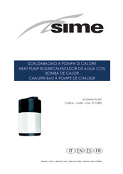 Sime 8115800 Manuel D'utilisation