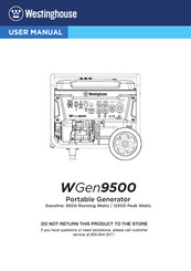 Westinghouse WGen9500 Mode D'emploi