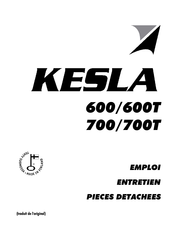 Kesla 700 Mode D'emploi Et Pièces Détachées