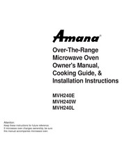 Amana MVH240W Mode D'emploi