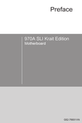 MSI 970A SLI Krait Edition Mode D'emploi
