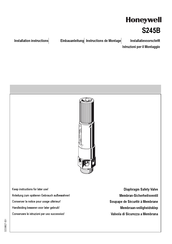Honeywell S245B Mode D'emploi