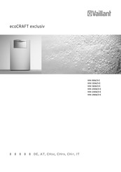 Vaillant ecoCRAFT exclusiv VKK 2006/3-E Mode D'emploi