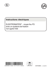 GFA ELEKTROMATEN FS 110.18 Instructions