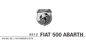 Fiat 500 ABARTH 2012 Guide De L'automobiliste