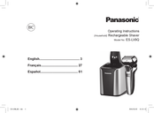 Panasonic ES‑LV9Q Mode D'emploi