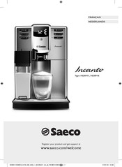 Saeco Incanto HD8916 Guide De L'utilisateur Et D'installation