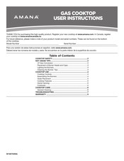 Amana AGC6356KFW Instructions D'utilisation