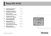 Truma Panel BC 616 Mode D'emploi / Instructions De Montage