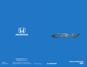 Honda CR-V 2016 Guide Du Conducteur