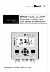 Knick Stratos Pro A2 CONDI Série Mode D'emploi