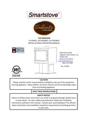 England's Stove Works Smartstove LE MADISON 50-TRSSW01 Guide D'installation Et D'utilisation