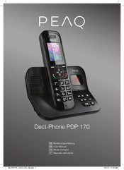 Peaq Dect-Phone PDP 170 Mode D'emploi