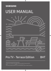 Samsung BH75T Pro TV Terrace Edition Guide D'utilisation