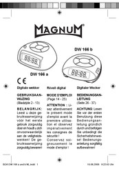 Magnum DW 166 b Mode D'emploi