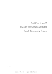 Dell Precision Mobile Workstation M6300 Guide Rapide