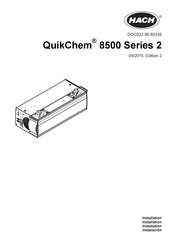 Hach QuikChem 8500 2 Série Mode D'emploi
