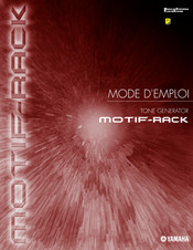 Yamaha MOTIF-RACK Mode D'emploi