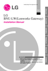 LG BNU-LW Manuel D'installation