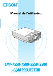 Epson EMP-7550 Manuel De L'utilisateur