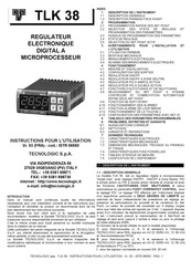 Tecnologic TLK 38 Instructions Pour L'utilisation