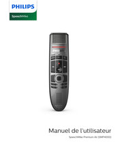 Philips SpeechMike Premium Air SMP4000 Manuel De L'utilisateur