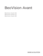 Bang & Olufsen BeoVision Avant Série Mode D'emploi