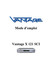 VANTAGE X 121 SCI Mode D'emploi