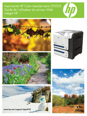 HP Color LaserJet CP3525 Série Guide De L'utilisateur