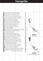 Hansgrohe Exafill S 58113000 Mode D'emploi / Instructions De Montage