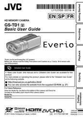 JVC GS-TD1 Guide D'utilisation