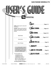 Maytag MGR5880BDB Guide De L'utilisateur