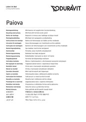 DURAVIT Paiova 760264 Notice De Montage