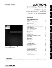 Lutron GRAFIK Systems GP Guide D'installation