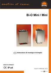 EOS Bi-O Mini Instructions De Montage Et D'emploi