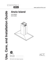 Zephyr Essentials Anzio Island Guide D'utilisation, D'entretien Et D'installation
