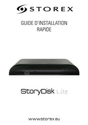 Storex StoryDisk Lite Guide D'installation Rapide