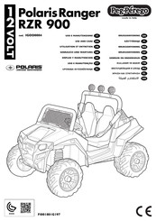 Peg-Perego Polaris Ranger RZR 900 Guide D'utilisation Et Entretien
