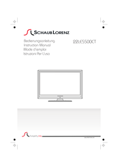 Schaub Lorenz 22LE5500CT Mode D'emploi