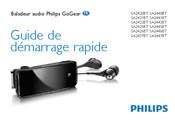 Philips SA2420BT Guide De Démarrage Rapide