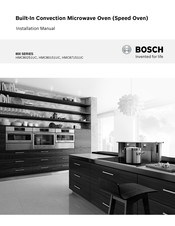 Bosch HMC80251UC Manuel D'installation