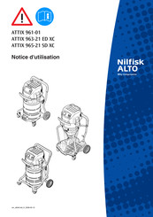 Nilfisk ALTO ATTIX 965-21 SD XC Notice D'utilisation