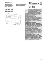 Moeller SN4-025-BI7 Notice D'installation