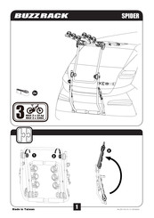 Buzz Rack SPIDER Mode D'emploi