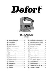 Defort DJS-505-B Mode D'emploi