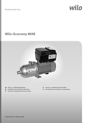 Wilo Economy MHIE Notice De Montage Et De Mise En Service